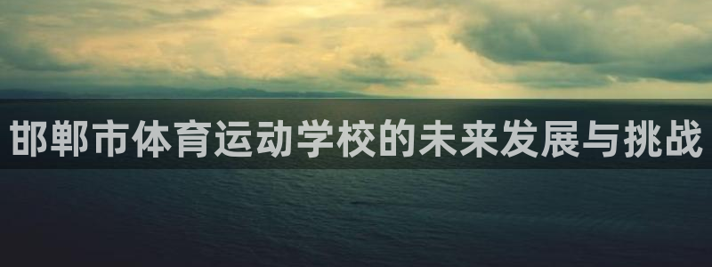 德国MK体育官方正版app集团：邯郸市体育运动学校的未来发展