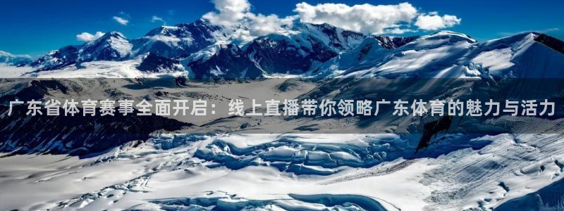 919体育直播：广东省体育赛事全面开启：线上直播带你领略广东体育的魅力与活力
